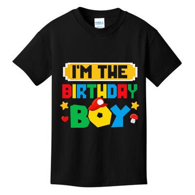 Im The Birthday Boy Game Gaming Family Matching Kids T-Shirt