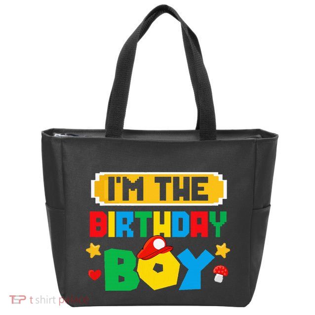 Im The Birthday Boy Game Gaming Family Matching Zip Tote Bag