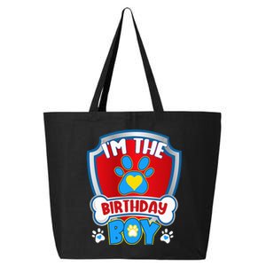 Im The Birthday Boy Dog Paw Family Matching 25L Jumbo Tote