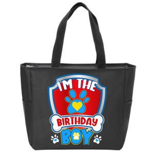 Im The Birthday Boy Dog Paw Family Matching Zip Tote Bag