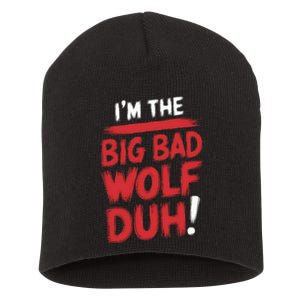 IM The Bad Wolf Duh Diy Halloween Costume Short Acrylic Beanie