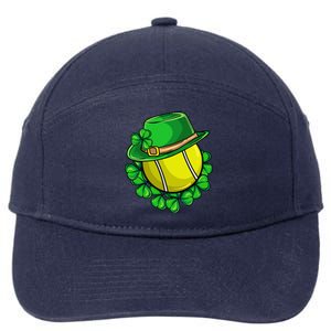 Irish Tennis Ball St Patricks Day Ireland Sports Meaningful Gift 7-Panel Snapback Hat