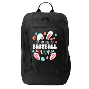 I'm The Baseball Bunny Matching Family Easter Party Great Gift City Backpack