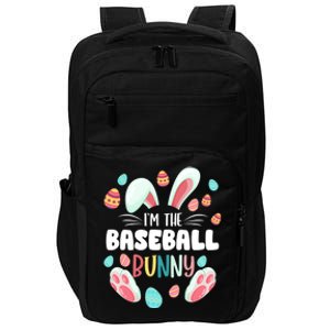 I'm The Baseball Bunny Matching Family Easter Party Great Gift Impact Tech Backpack