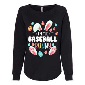 I'm The Baseball Bunny Matching Family Easter Party Great Gift Womens California Wash Sweatshirt