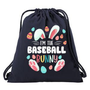 I'm The Baseball Bunny Matching Family Easter Party Great Gift Drawstring Bag