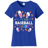 I'm The Baseball Bunny Matching Family Funny Easter Costume Funny Gift Women's T-Shirt