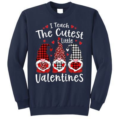 I Teach Cutest Little Valentines Gnome Kindergarten Teachers Sweatshirt