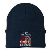 I Teach Cutest Little Valentines Gnome Kindergarten Teachers Knit Cap Winter Beanie