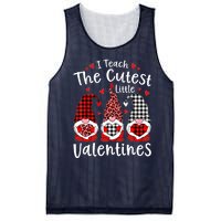 I Teach Cutest Little Valentines Gnome Kindergarten Teachers Mesh Reversible Basketball Jersey Tank