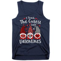 I Teach Cutest Little Valentines Gnome Kindergarten Teachers Tank Top