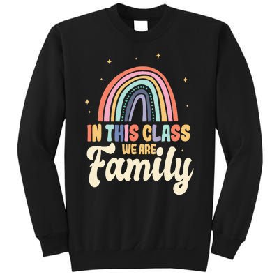 In This Class We Are Family Student Teacher Back To School Sweatshirt