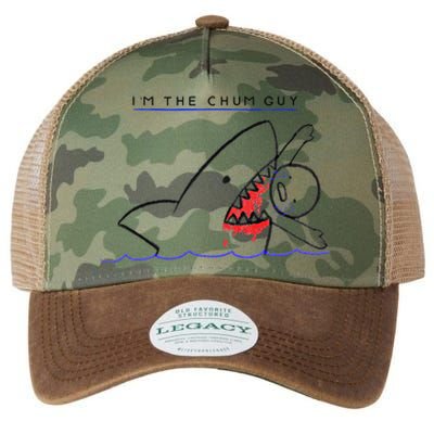 I’m The Chum Guy Funny Shark Fishing Legacy Tie Dye Trucker Hat