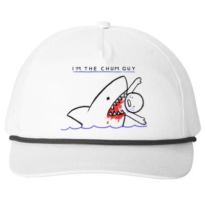 I’m The Chum Guy Funny Shark Fishing Snapback Five-Panel Rope Hat