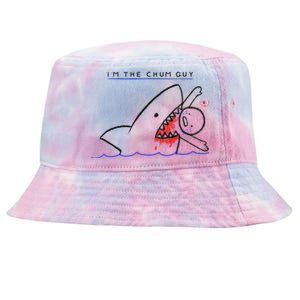 I’m The Chum Guy Funny Shark Fishing Tie-Dyed Bucket Hat