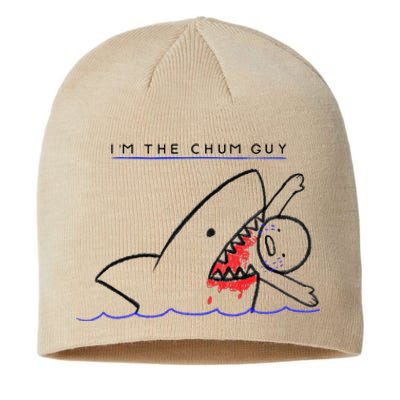 I’m The Chum Guy Funny Shark Fishing Sustainable Beanie