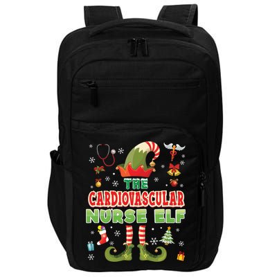 Im The Cardiovascular Nurse Elf Christmas Suit Sweater Ugly Gift Impact Tech Backpack