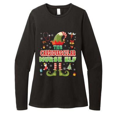 Im The Cardiovascular Nurse Elf Christmas Suit Sweater Ugly Gift Womens CVC Long Sleeve Shirt