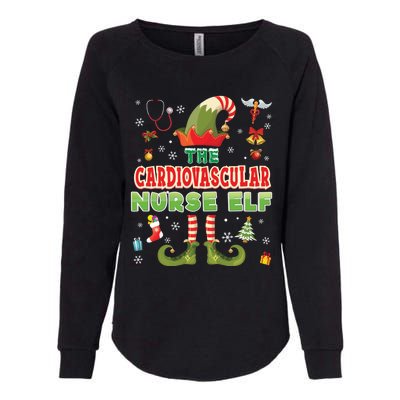 Im The Cardiovascular Nurse Elf Christmas Suit Sweater Ugly Gift Womens California Wash Sweatshirt