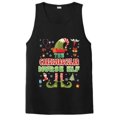 Im The Cardiovascular Nurse Elf Christmas Suit Sweater Ugly Gift PosiCharge Competitor Tank