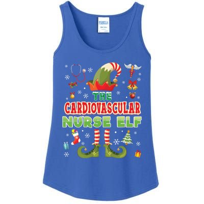 Im The Cardiovascular Nurse Elf Christmas Suit Sweater Ugly Gift Ladies Essential Tank