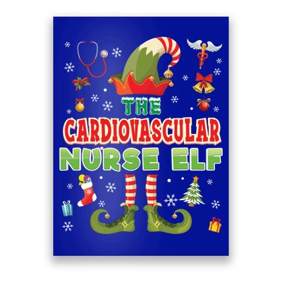 Im The Cardiovascular Nurse Elf Christmas Suit Sweater Ugly Gift Poster