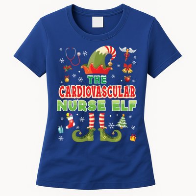 Im The Cardiovascular Nurse Elf Christmas Suit Sweater Ugly Gift Womens T-Shirt