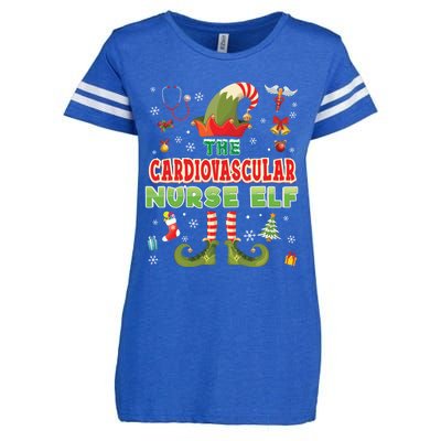 Im The Cardiovascular Nurse Elf Christmas Suit Sweater Ugly Gift Enza Ladies Jersey Football T-Shirt