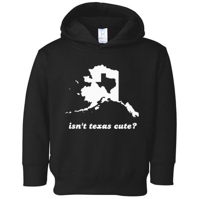 IsnT Texas Cute Outline Fits In Alaska Toddler Hoodie