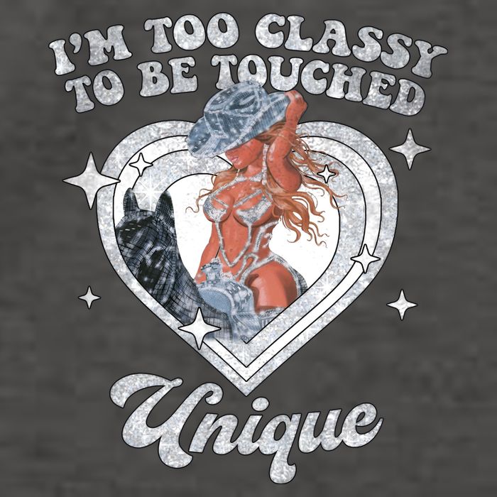 Im Too Classy To Be Touched Unique Retro Tour Vector Backpack