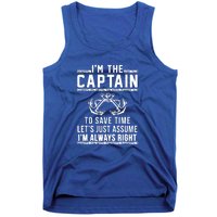 Im The Captain Of The Boat Gift Tank Top