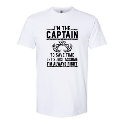 Im The Captain Of The Boat Gift Softstyle® CVC T-Shirt