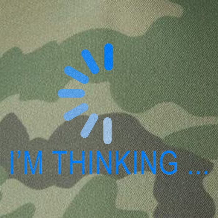 Im Thinking Cancel Loading Symbol Thinking Legacy Tie Dye Trucker Hat