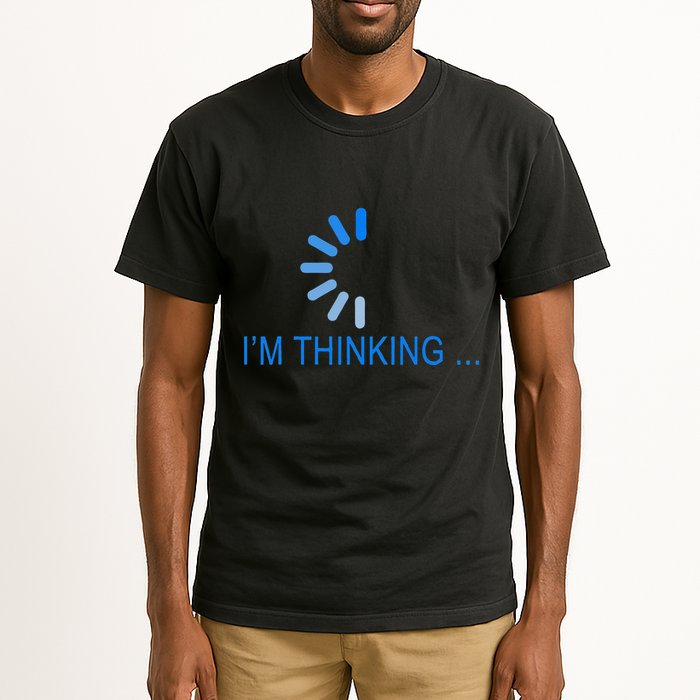 Im Thinking Cancel Loading Symbol Thinking Tall T-Shirt