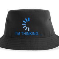Im Thinking Cancel Loading Symbol Thinking Sustainable Bucket Hat
