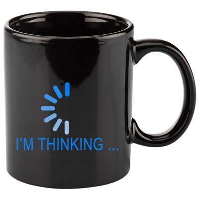 Im Thinking Cancel Loading Symbol Thinking 11oz C Handle Ceramic Mug