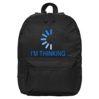 Im Thinking Cancel Loading Symbol Thinking 16 in Basic Backpack