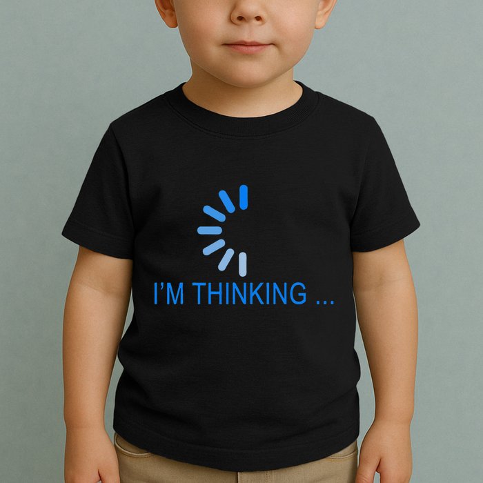 Im Thinking Cancel Loading Symbol Thinking Toddler T-Shirt