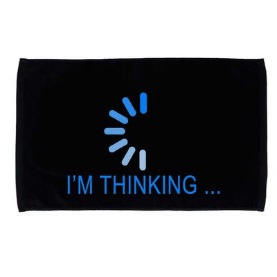 Im Thinking Cancel Loading Symbol Thinking Microfiber Hand Towel