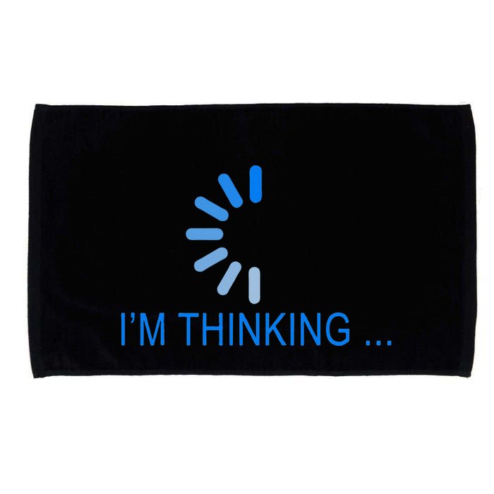 Im Thinking Cancel Loading Symbol Thinking Microfiber Hand Towel