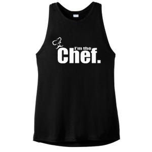 IM The Chef Funny Cook Chef Cooking Chef ChefS Hat Ladies PosiCharge Tri-Blend Wicking Tank