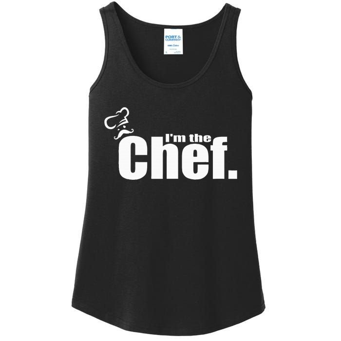 IM The Chef Funny Cook Chef Cooking Chef ChefS Hat Ladies Essential Tank