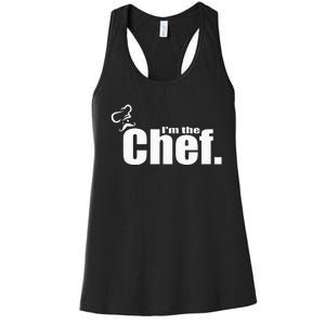 IM The Chef Funny Cook Chef Cooking Chef ChefS Hat Women's Racerback Tank