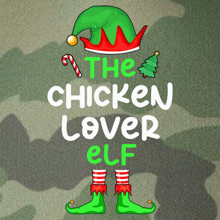 I'm The Chicken Lover Elf Xmas Matching Pajama  Legacy Tie Dye Trucker Hat