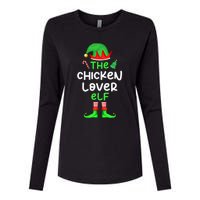 I'm The Chicken Lover Elf Xmas Matching Pajama  Womens Cotton Relaxed Long Sleeve T-Shirt