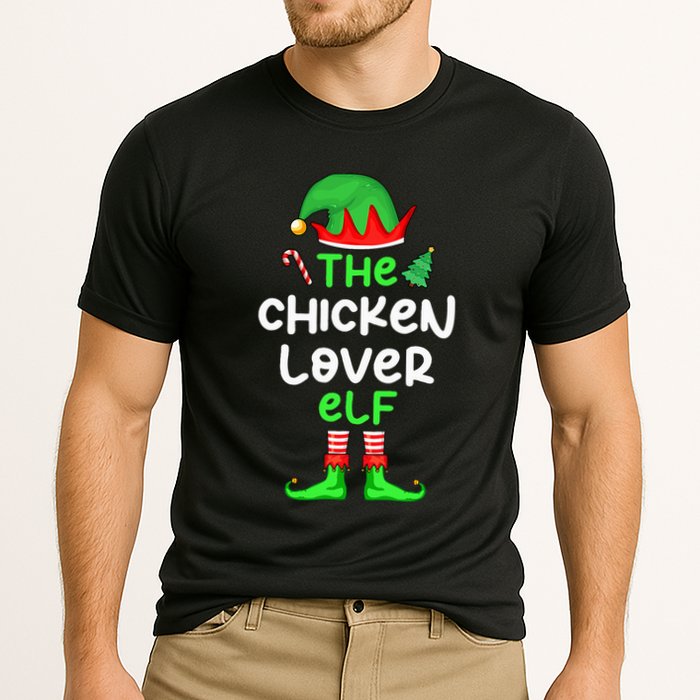 I'm The Chicken Lover Elf Xmas Matching Pajama  Performance Shirt