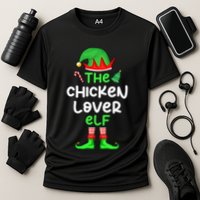 I'm The Chicken Lover Elf Xmas Matching Pajama  Performance Shirt