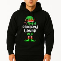 I'm The Chicken Lover Elf Xmas Matching Pajama  Hoodie
