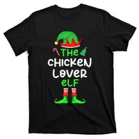 I'm The Chicken Lover Elf Xmas Matching Pajama  T-Shirt