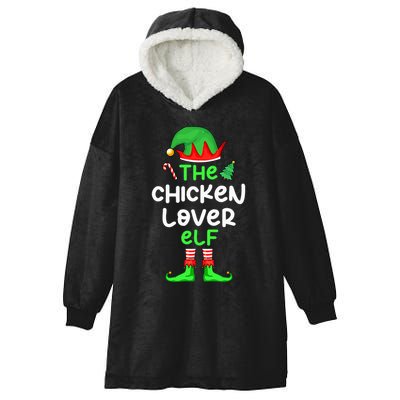I'm The Chicken Lover Elf Xmas Matching Pajama  Hooded Wearable Blanket